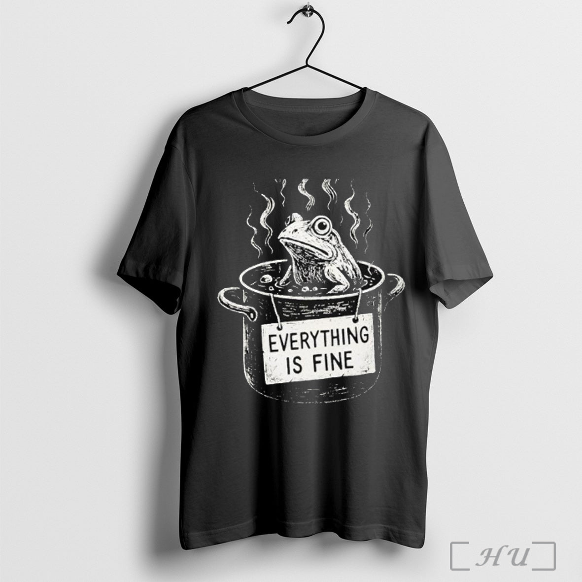 Officials The Boiling Frog Everything Is Fine - Adult & Kids T-Shirts, Sweatshirts & Hoodies apparel design preview 1