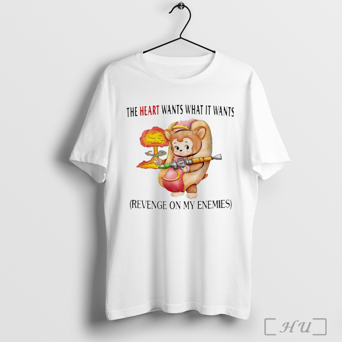 Officials The Heart Wants What It Revenge On My - Adult & Kids T-Shirts, Sweatshirts & Hoodies apparel design preview 1