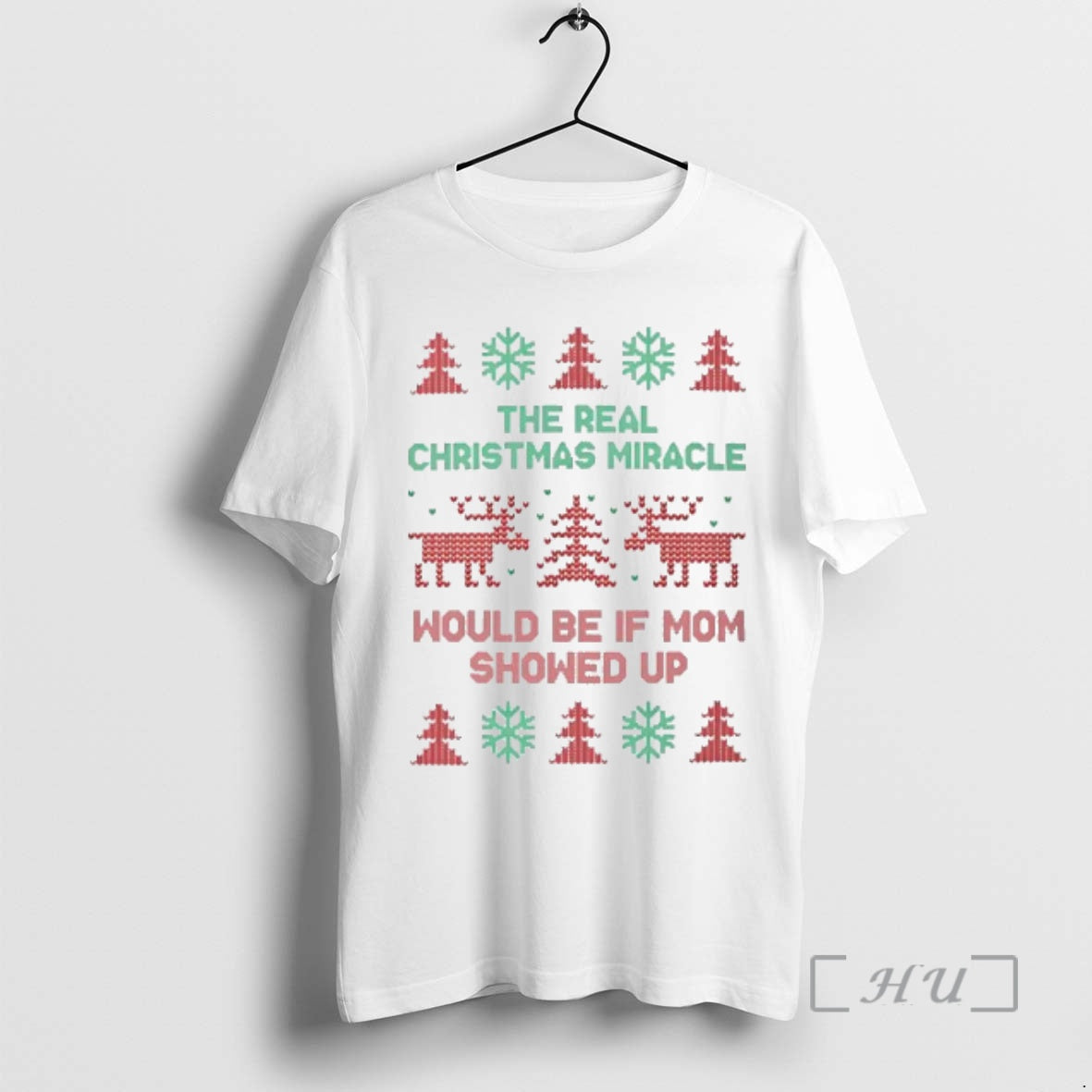 Officials The Real Christmas Miracle Would Be If Dad - Adult & Kids T-Shirts, Sweatshirts & Hoodies apparel design preview 1