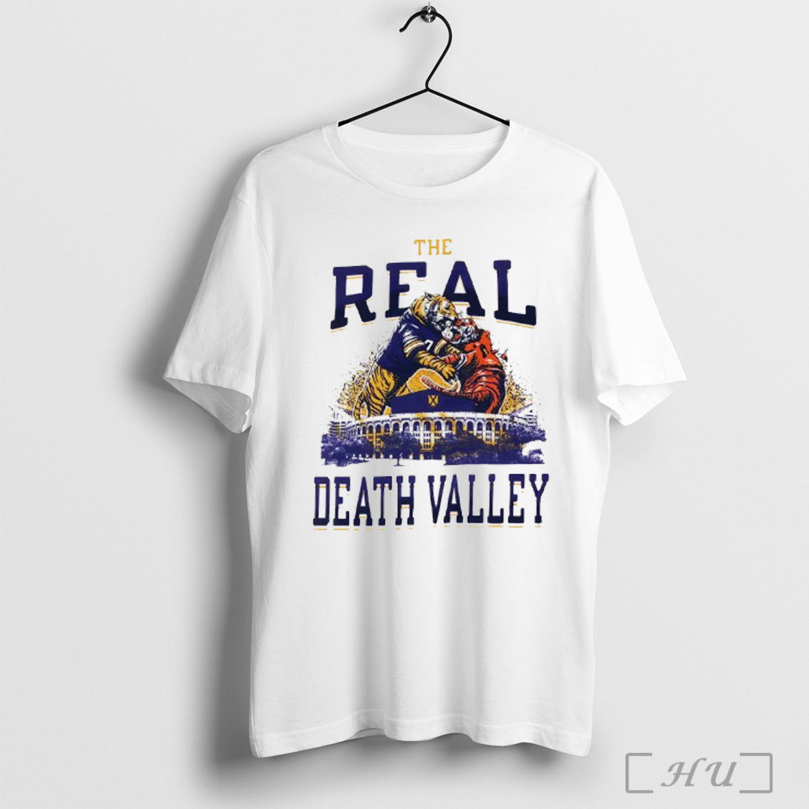 Officials The Real Death Valley Clemson Vs Lsu - Adult & Kids T-Shirts, Sweatshirts & Hoodies apparel design preview 1