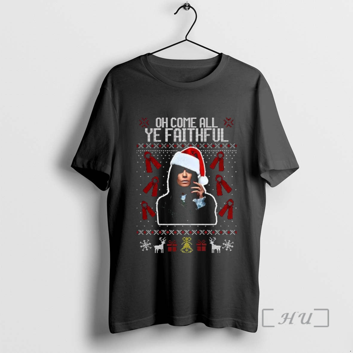 Officials The Traitors Claudia Winkleman Santa Hat Oh - Adult & Kids T-Shirts, Sweatshirts & Hoodies apparel design preview 1