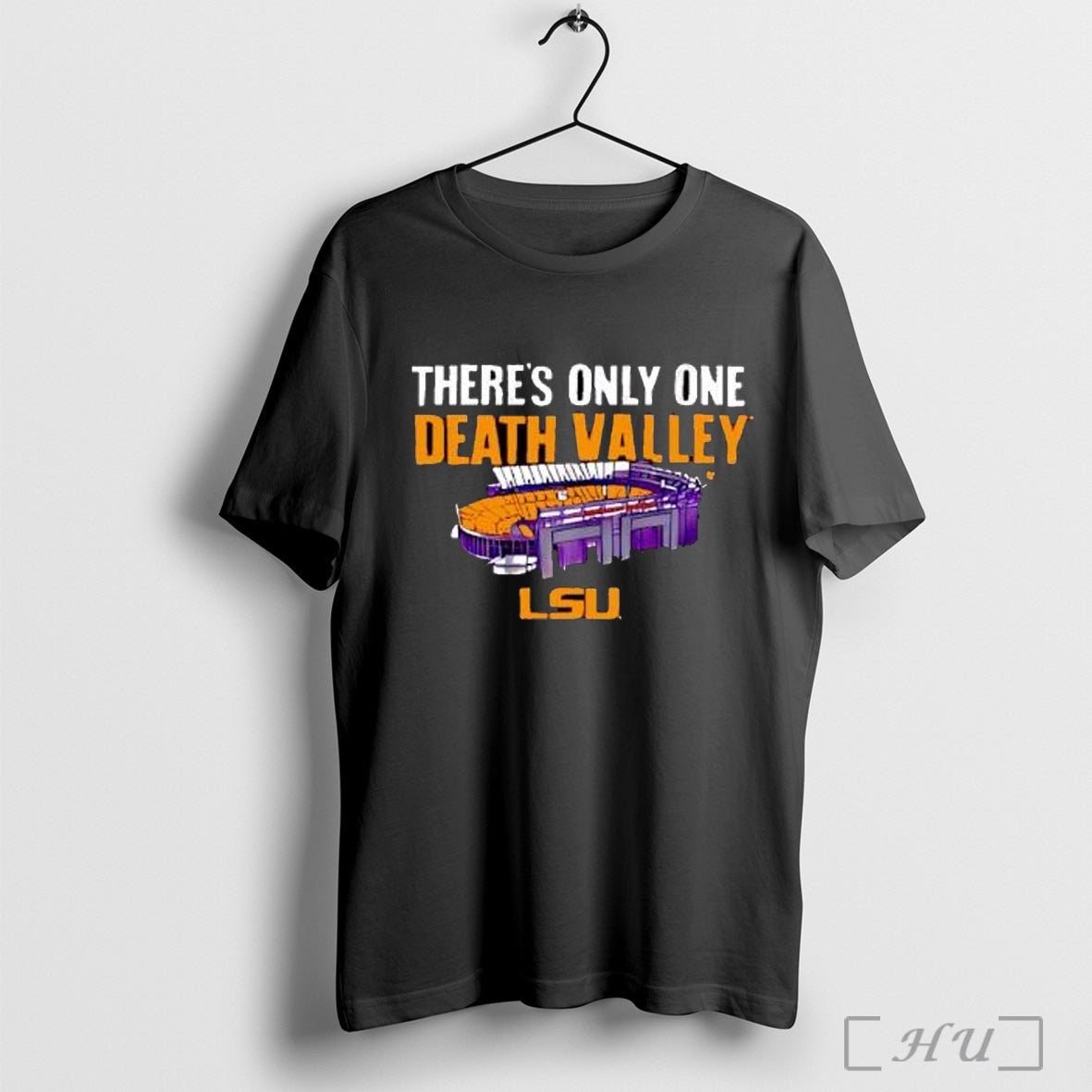 Officials Theres Only One Death Valley Lsu Tiger - Adult & Kids T-Shirts, Sweatshirts & Hoodies apparel design preview 1