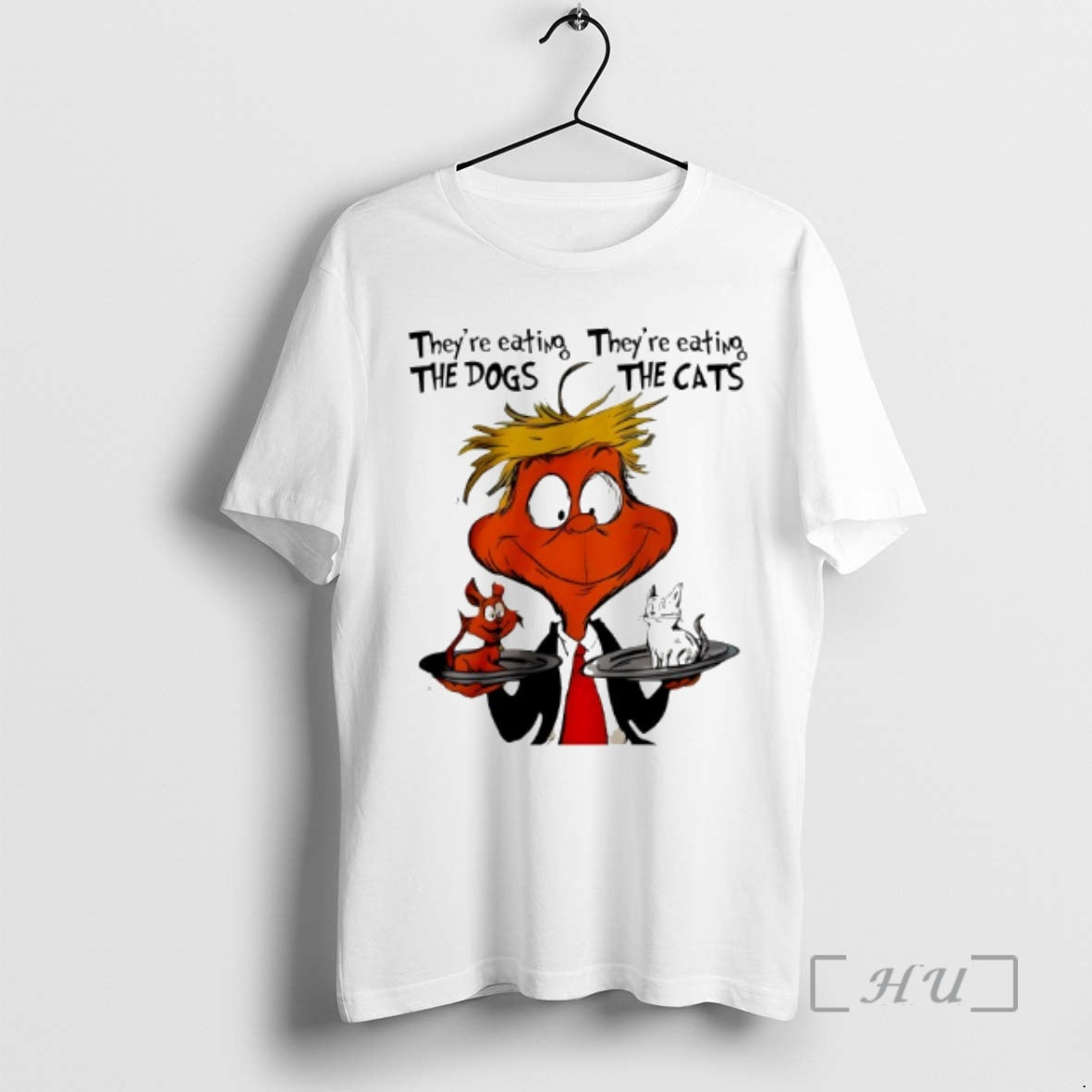 Officials Theyre Eating The Dogs Cats Dr - Adult & Kids T-Shirts, Sweatshirts & Hoodies apparel design preview 1