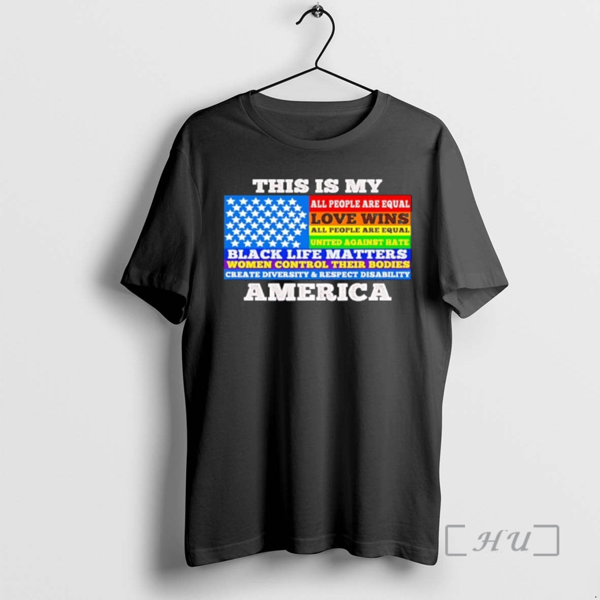 Officials This Is My America Black Life Matters - Adult & Kids T-Shirts, Sweatshirts & Hoodies apparel design preview 1