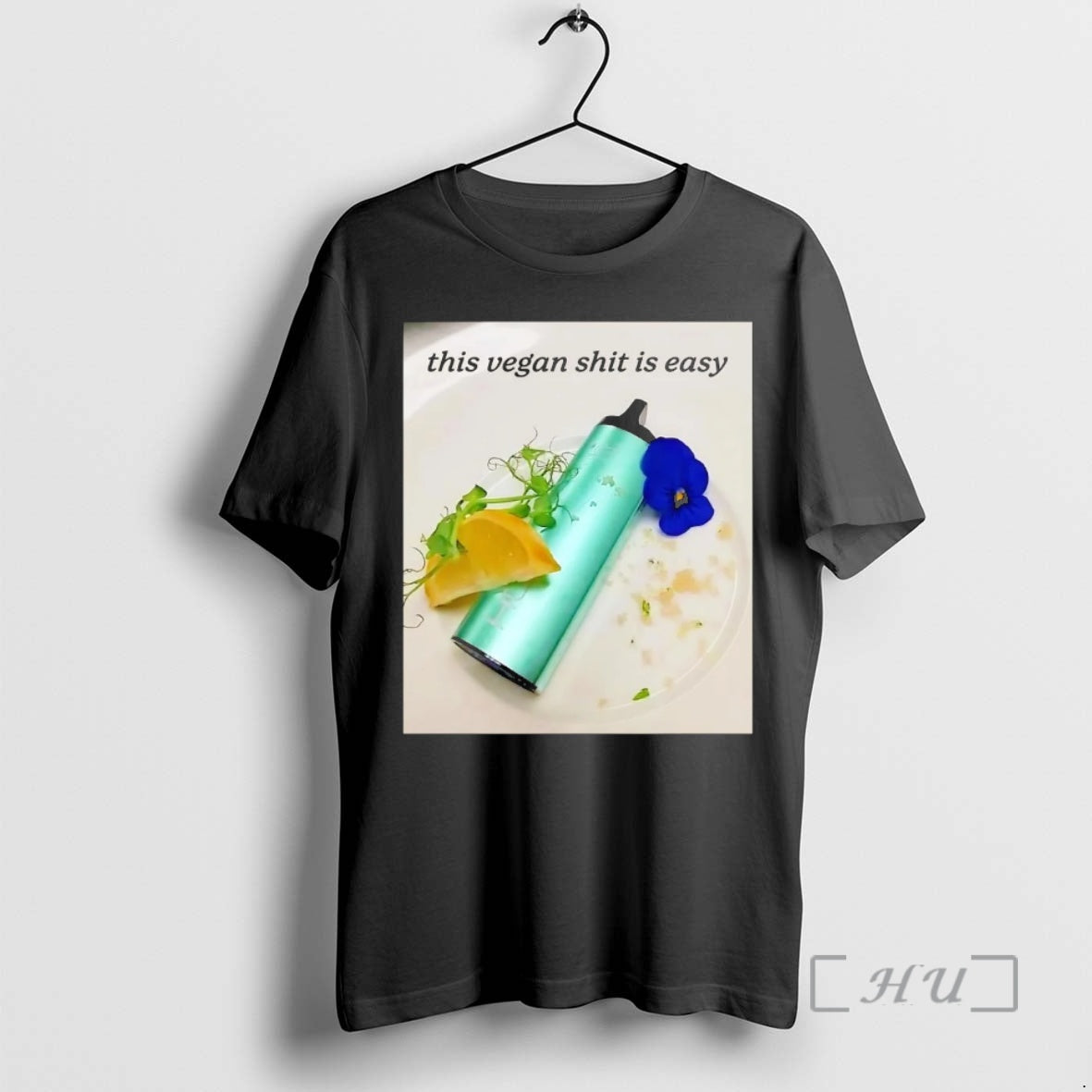 Officials This Vegan Shit Is Easy Deeplyrooted Hair - Adult & Kids T-Shirts, Sweatshirts & Hoodies apparel design preview 1