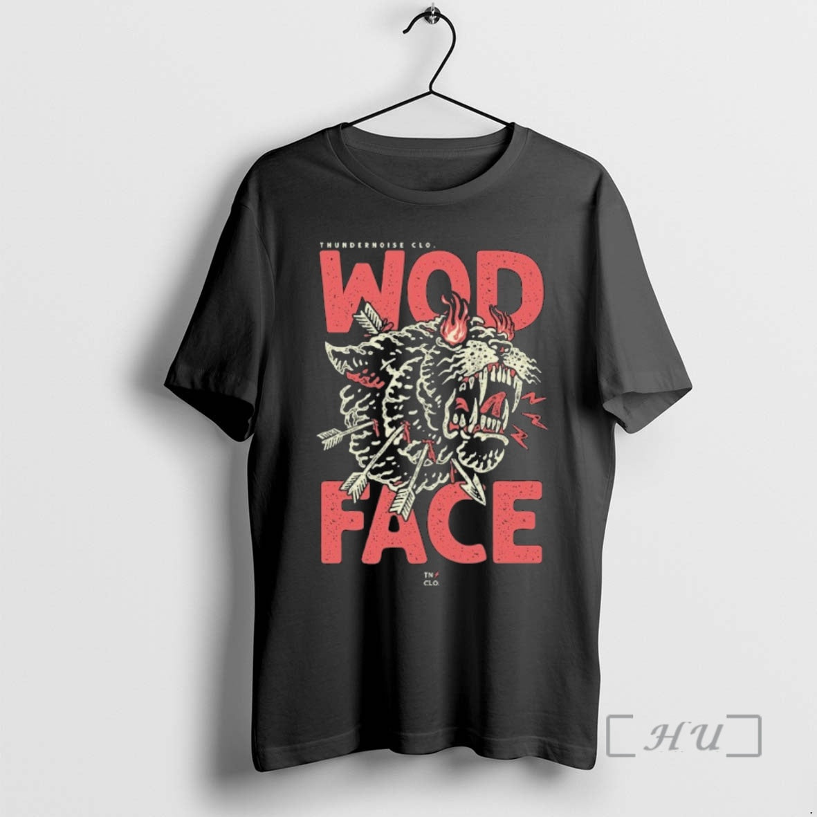Officials Thundernoise Wod Face - Adult & Kids T-Shirts, Sweatshirts & Hoodies apparel design preview 1