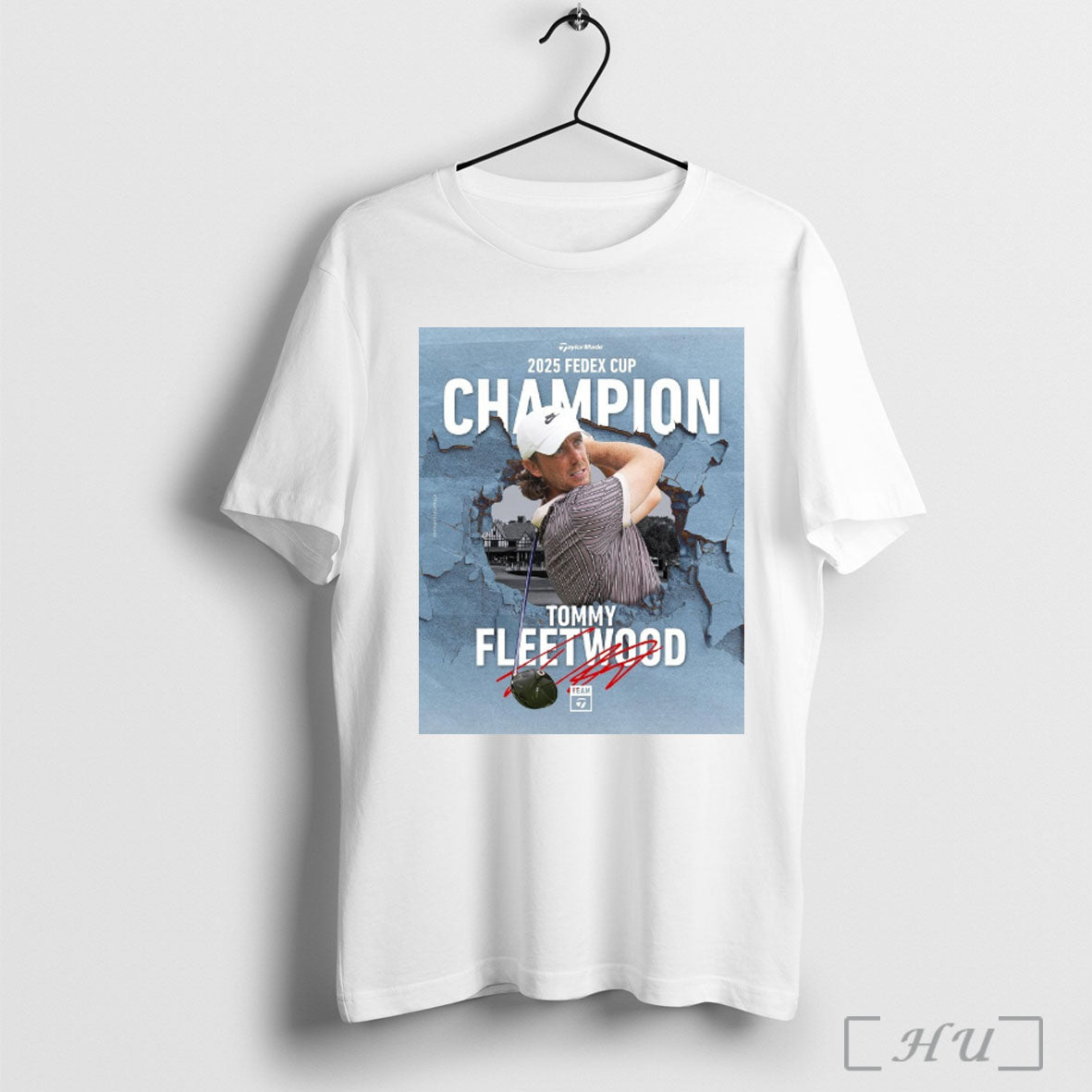 Officials Tommy Fleetwood Pga Tour Winner 2025 Fedex - Adult & Kids T-Shirts, Sweatshirts & Hoodies apparel design preview 1