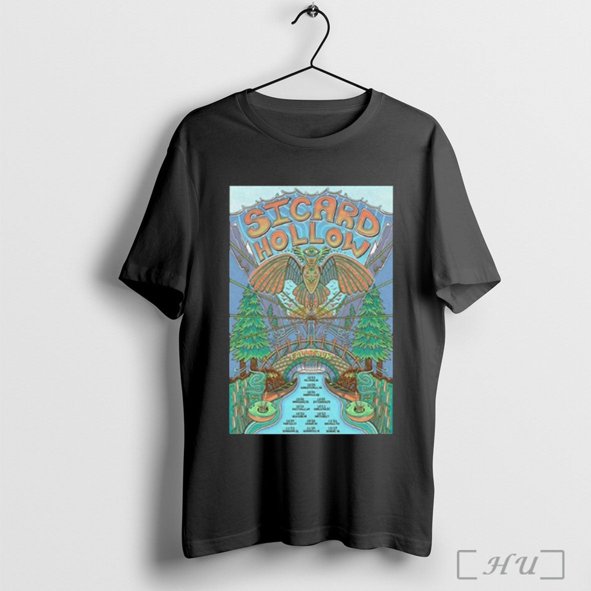 Officials Tour 2025 Sicard Hollow Poster - Adult & Kids T-Shirts, Sweatshirts & Hoodies apparel design preview 1