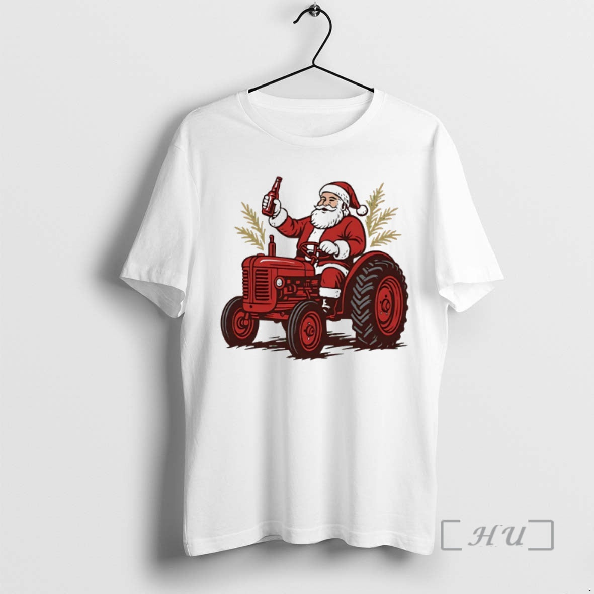 Officials Tractor Santa Christmas - Adult & Kids T-Shirts, Sweatshirts & Hoodies apparel design preview 1