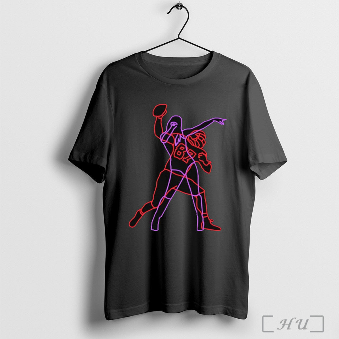 Officials Travis Kelce And Taylor Tnt Neon Lights - Adult & Kids T-Shirts, Sweatshirts & Hoodies apparel design preview 1