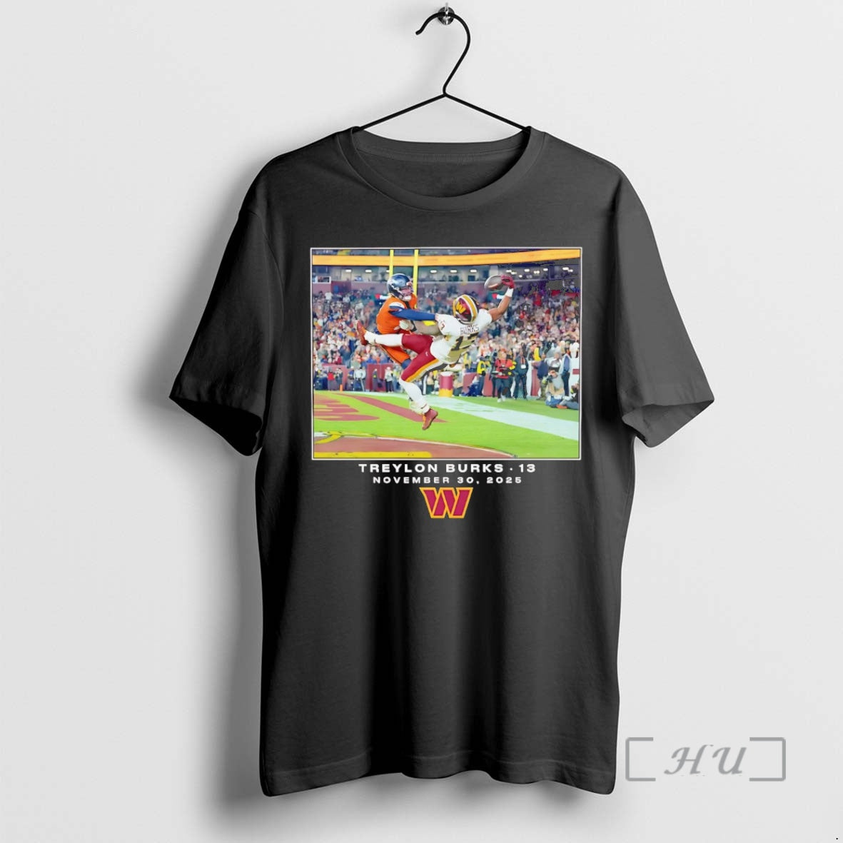 Officials Treylon Burks Moment Photo 2025 Washington - Adult & Kids T-Shirts, Sweatshirts & Hoodies apparel design preview 1