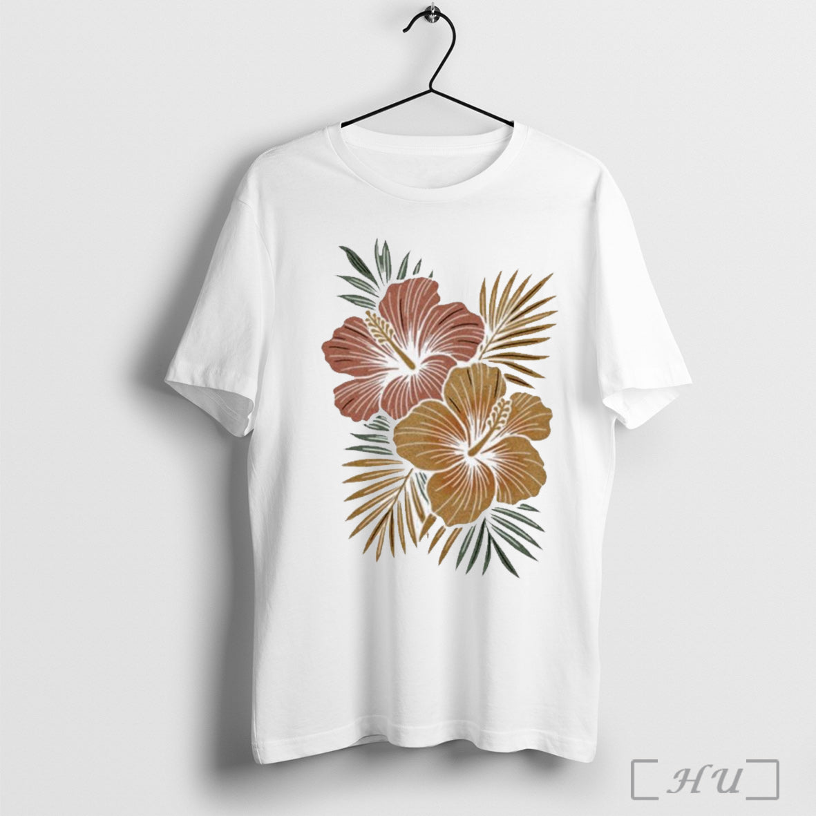 Officials Tropical Hibiscus Flower Botanical Summer - Adult & Kids T-Shirts, Sweatshirts & Hoodies apparel design preview 1