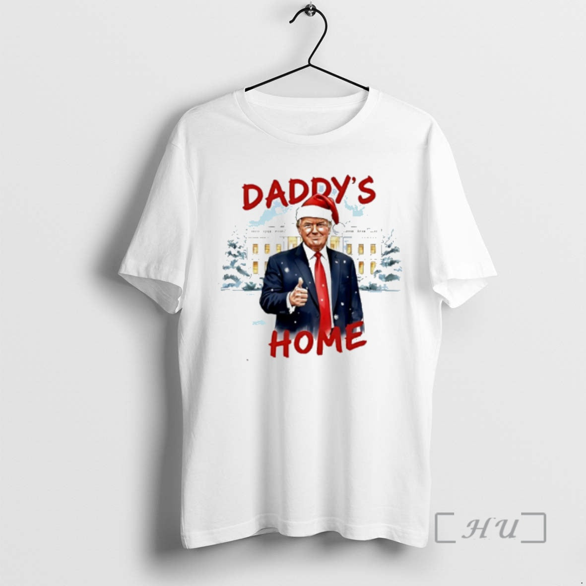 Officials Trump Daddys Home Christmas 25 - Adult & Kids T-Shirts, Sweatshirts & Hoodies apparel design preview 1