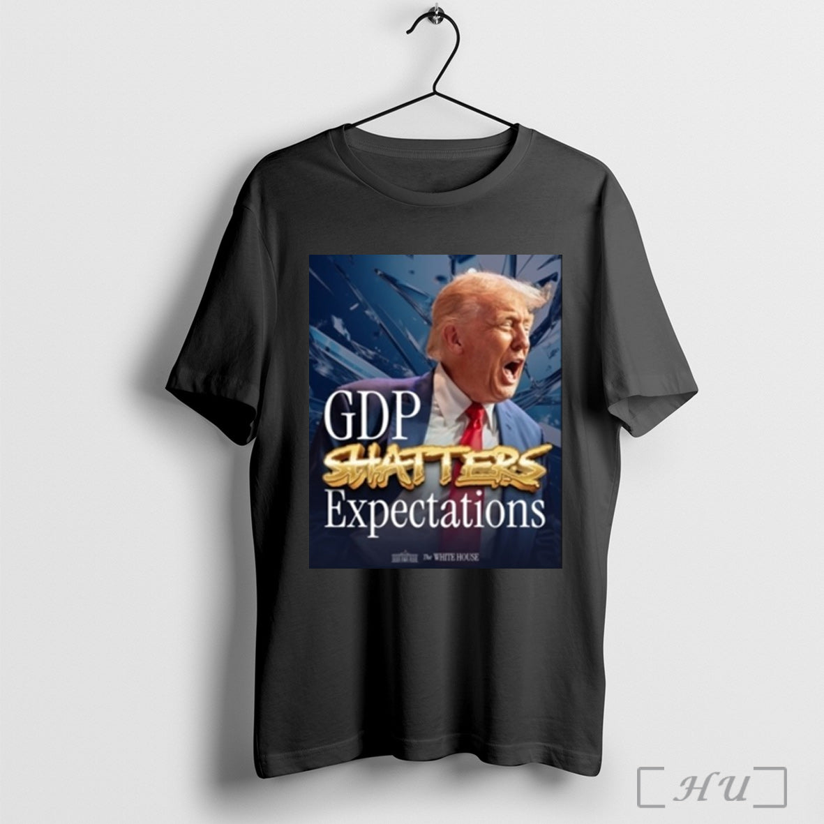 Officials Trump Gdp Shatters Expectations The White - Adult & Kids T-Shirts, Sweatshirts & Hoodies apparel design preview 1