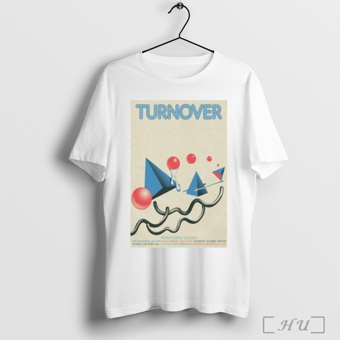 Officials Turnover Peripheral Vision Tour 2025 - Adult & Kids T-Shirts, Sweatshirts & Hoodies apparel design preview 1