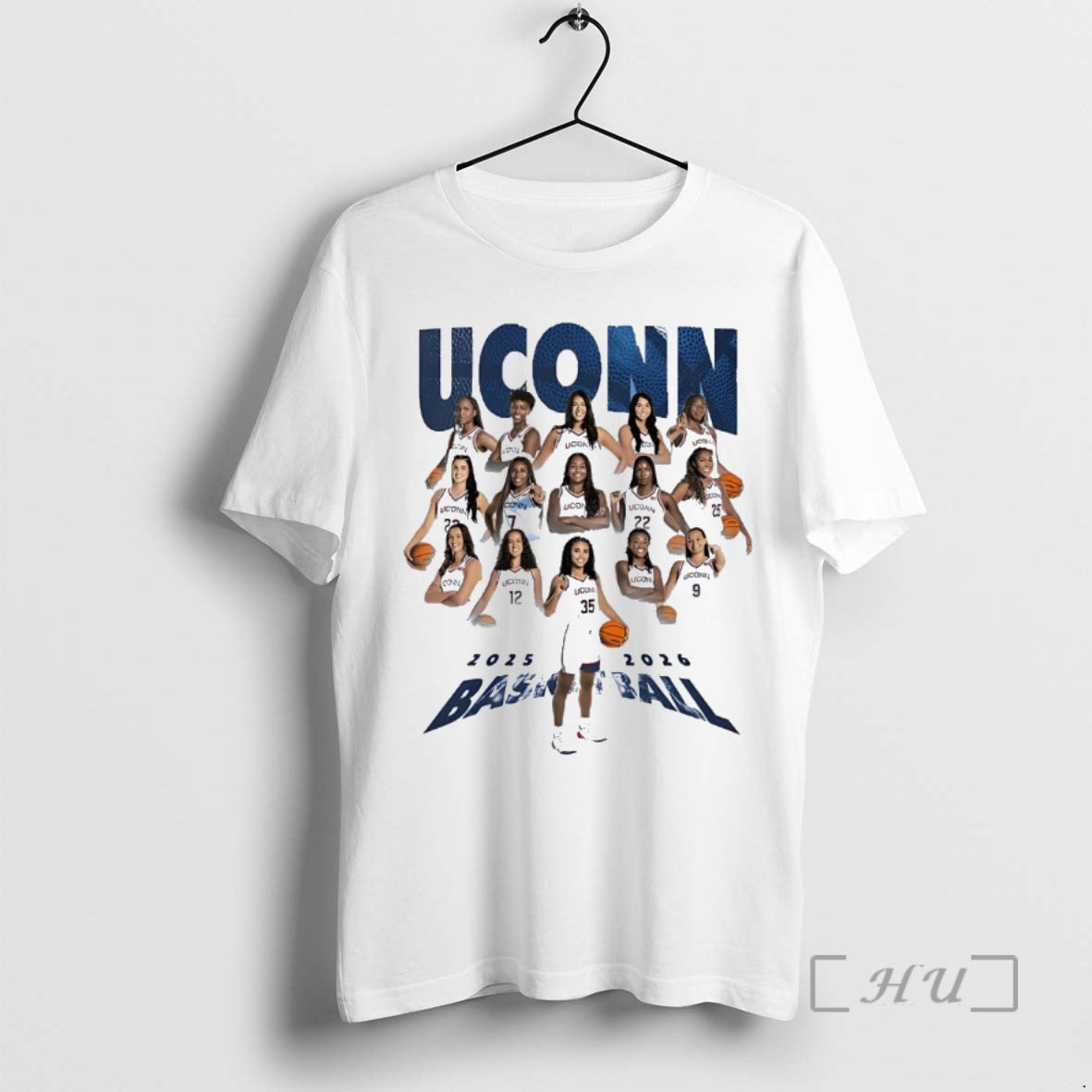 Officials Uconn Huskies Womens Basketball Team 2026 - Adult & Kids T-Shirts, Sweatshirts & Hoodies apparel design preview 1