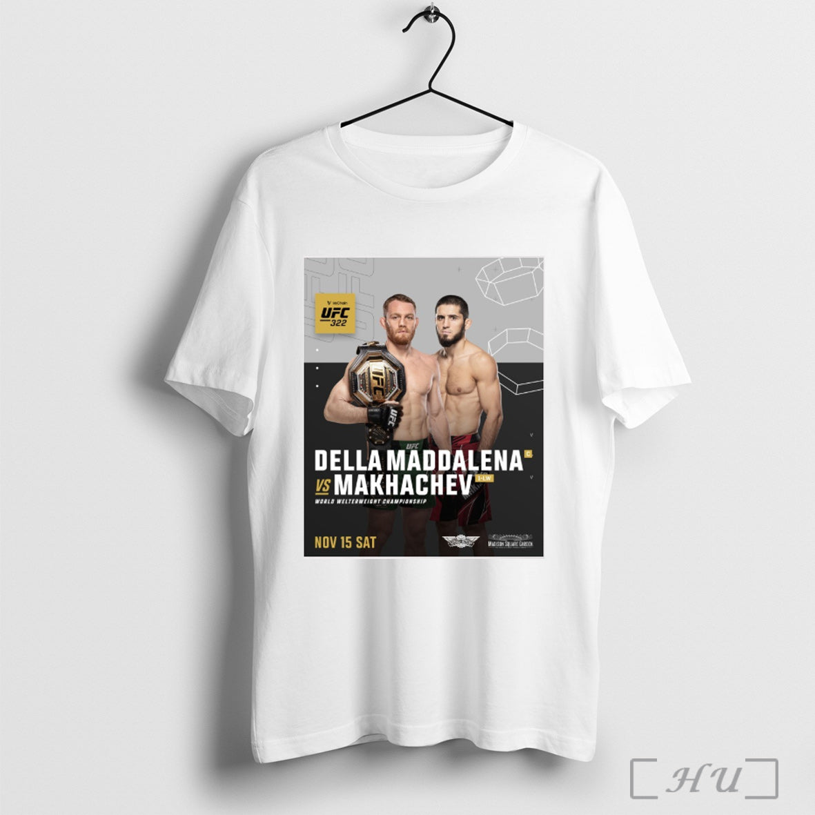 Officials Ufc 322 Jack Della Maddalena Vs Islam - Adult & Kids T-Shirts, Sweatshirts & Hoodies apparel design preview 1