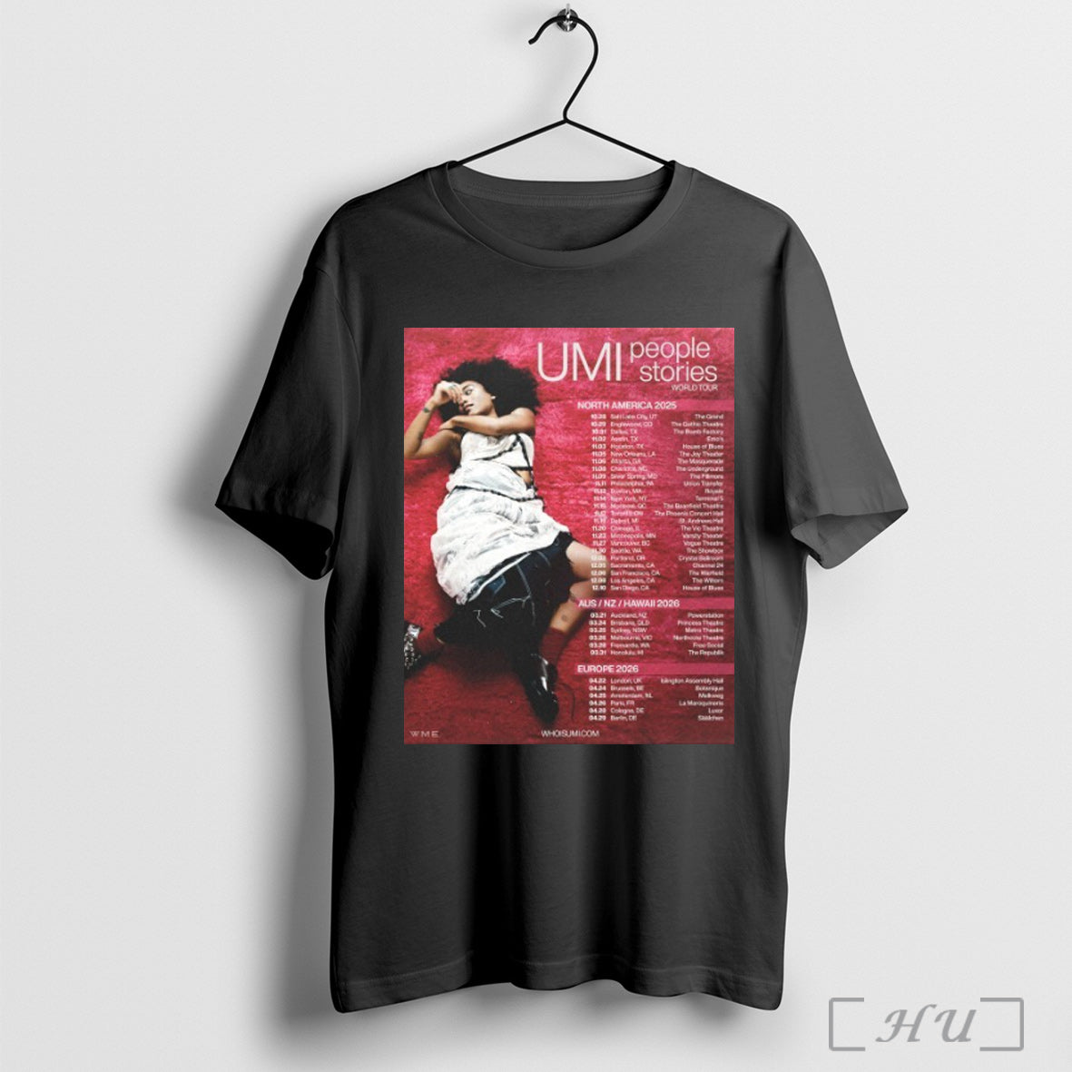 Officials Umi People Stories World Tour 2025 2026 - Adult & Kids T-Shirts, Sweatshirts & Hoodies apparel design preview 1