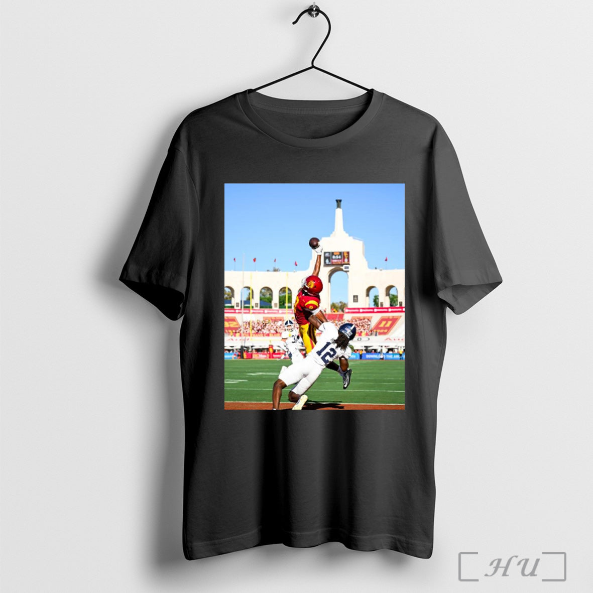 Officials Usc Jakobi Lanes One Handed Touchdown Grab - Adult & Kids T-Shirts, Sweatshirts & Hoodies apparel design preview 1