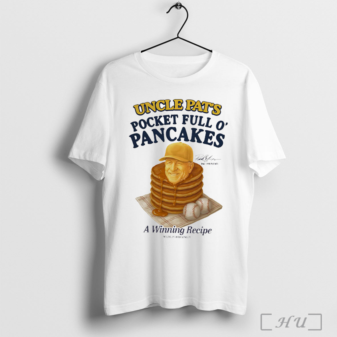 Officials Uncle Pats Pocket Full O Pancakes Pat - Adult & Kids T-Shirts, Sweatshirts & Hoodies apparel design preview 1