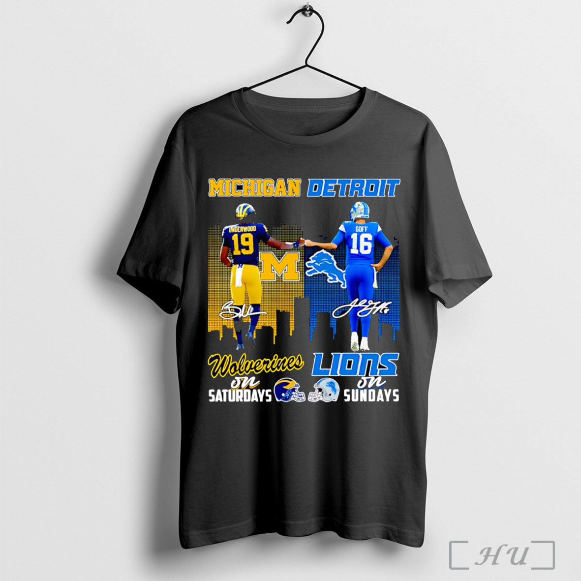 Officials Underwood And Goff Michigan Wolverines On - Adult & Kids T-Shirts, Sweatshirts & Hoodies apparel design preview 1