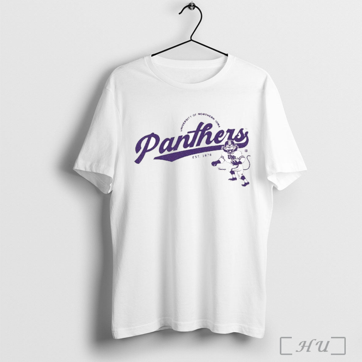 Officials University Of Northern Iowa Panthers Script - Adult & Kids T-Shirts, Sweatshirts & Hoodies apparel design preview 1