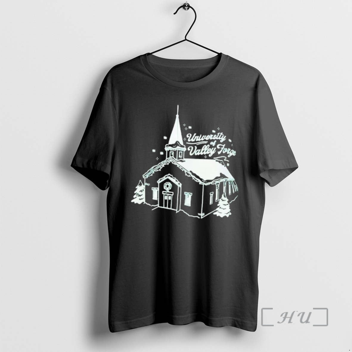 Officials University Of Valley Forge Snow Chapel - Adult & Kids T-Shirts, Sweatshirts & Hoodies apparel design preview 1