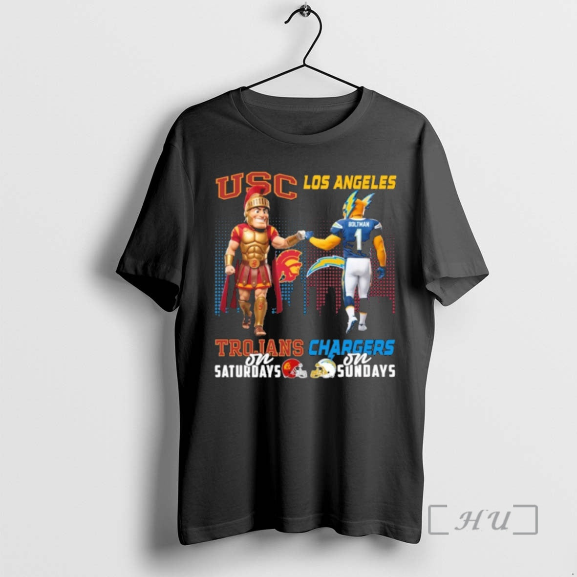 Officials Usc Trojans On Saturdays X Los Angeles - Adult & Kids T-Shirts, Sweatshirts & Hoodies apparel design preview 1