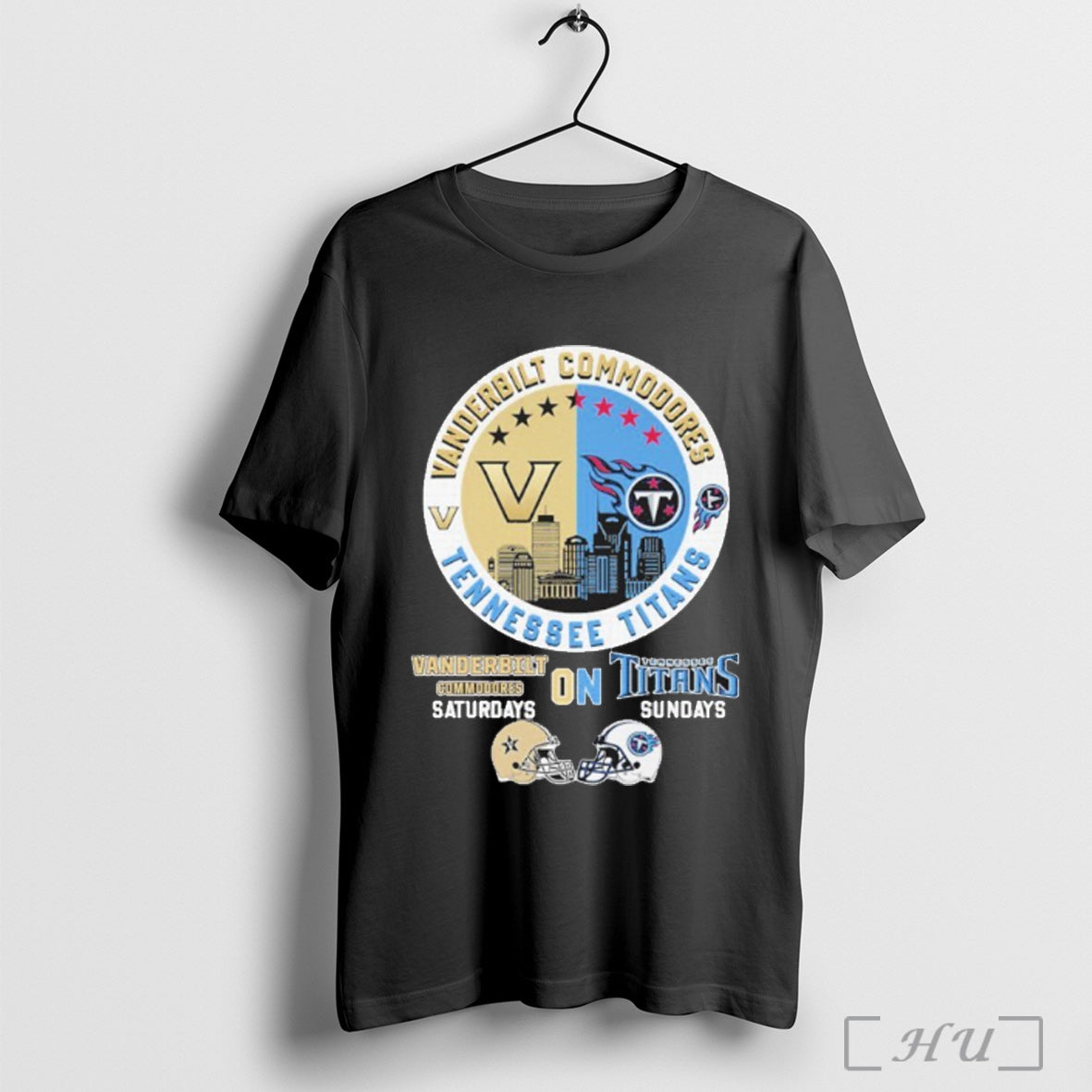 Officials Vanderbilt Saturdays On Tennessee Titans - Adult & Kids T-Shirts, Sweatshirts & Hoodies apparel design preview 1