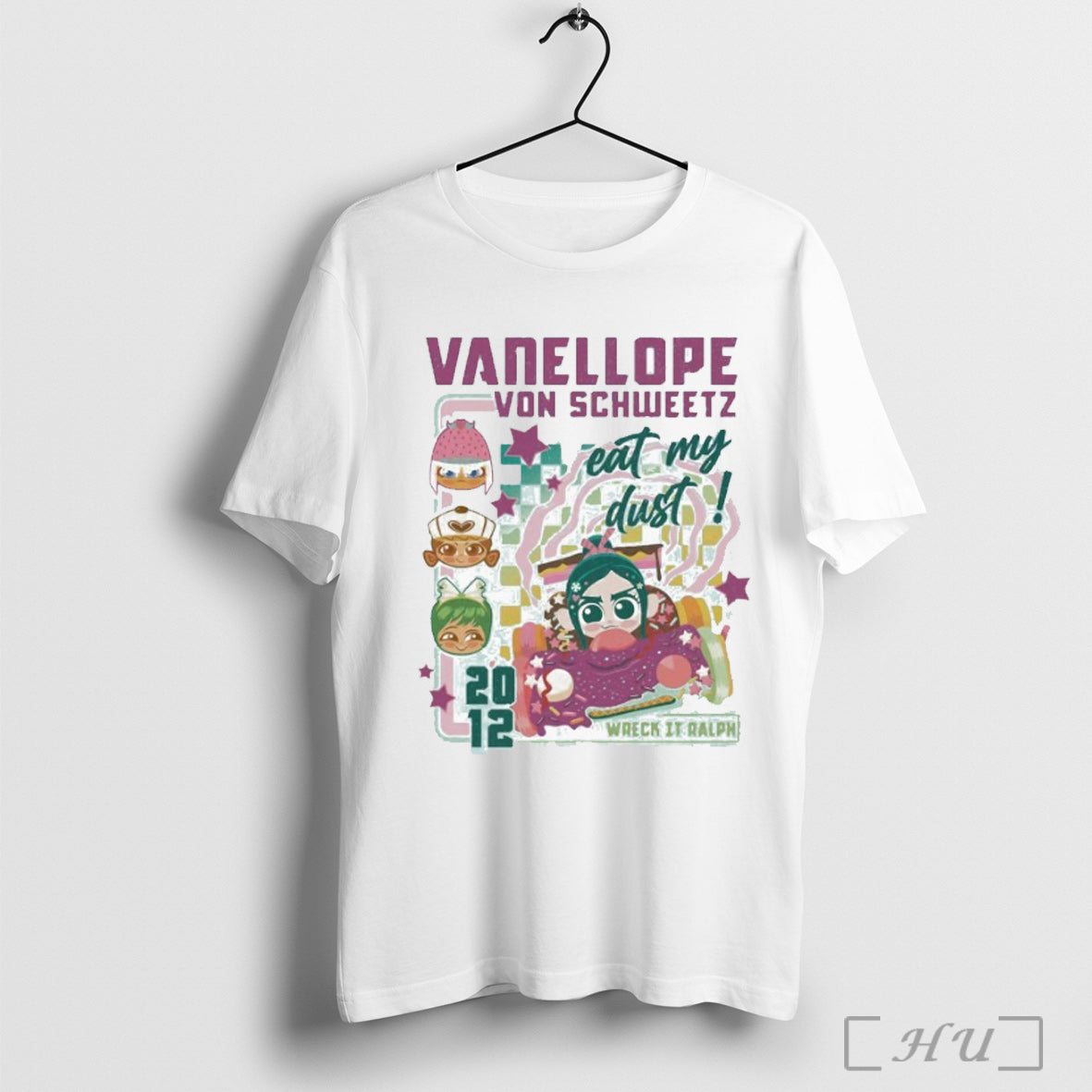 Officials Vanellope Von Schweetz Eat My Dust Wreck It - Adult & Kids T-Shirts, Sweatshirts & Hoodies apparel design preview 1