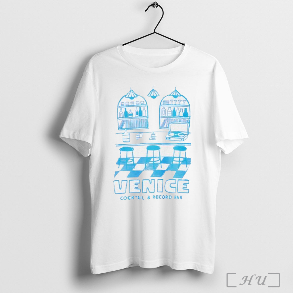 Officials Venice Cocktail And Record Bar Garphic - Adult & Kids T-Shirts, Sweatshirts & Hoodies apparel design preview 1
