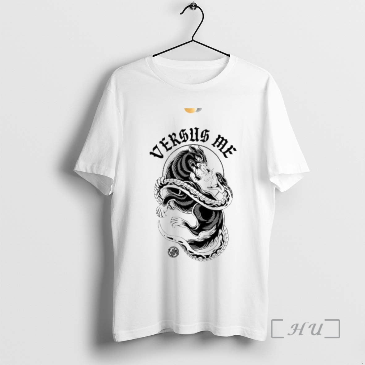 Officials Versus Me Wolf Circle White - Adult & Kids T-Shirts, Sweatshirts & Hoodies apparel design preview 1