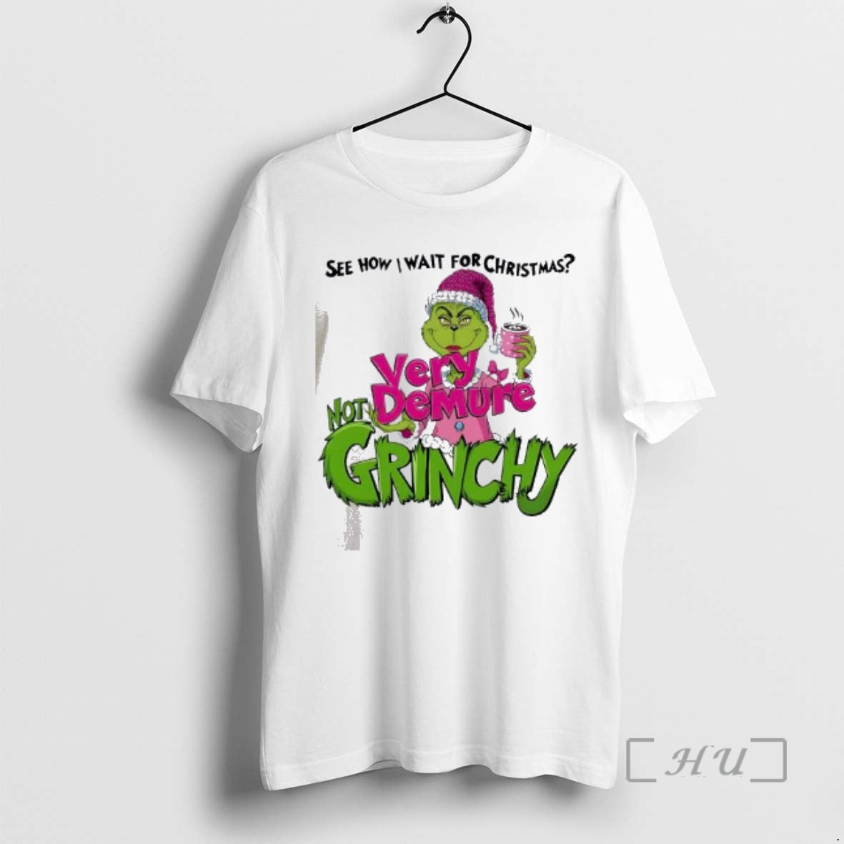 Officials Very Demure Not Grinchy Funny Grinchmas - Adult & Kids T-Shirts, Sweatshirts & Hoodies apparel design preview 1