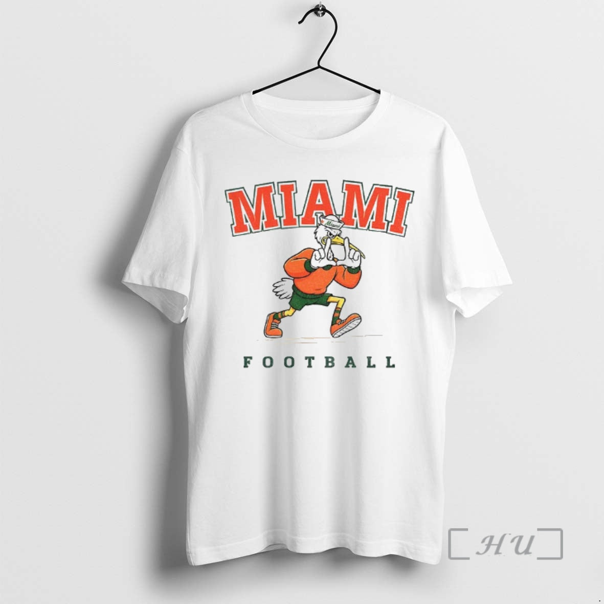 Officials Vintage Miami Canes Football Mascot - Adult & Kids T-Shirts, Sweatshirts & Hoodies apparel design preview 1