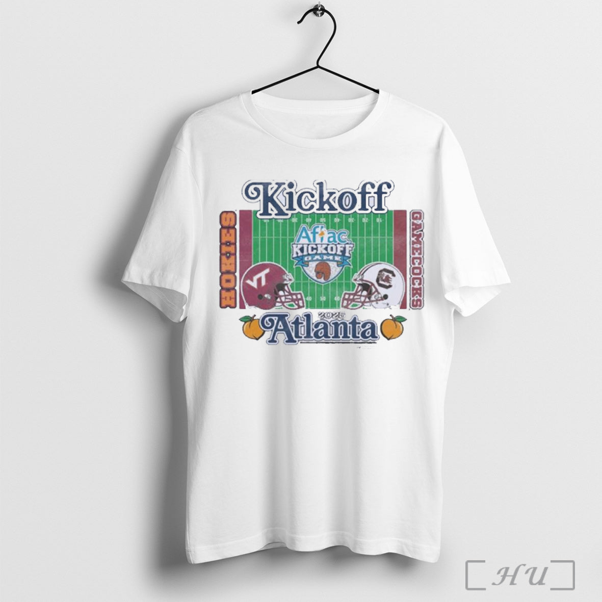 Officials Virginia Tech Vs South Carolina Aflac - Adult & Kids T-Shirts, Sweatshirts & Hoodies apparel design preview 1
