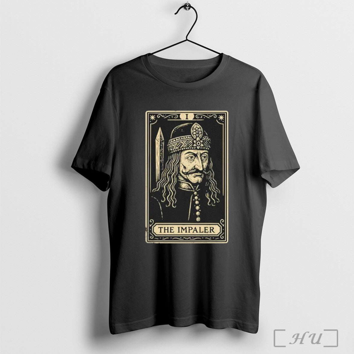 Officials Vlad Tepes The Impaler Tarot Card - Adult & Kids T-Shirts, Sweatshirts & Hoodies apparel design preview 1
