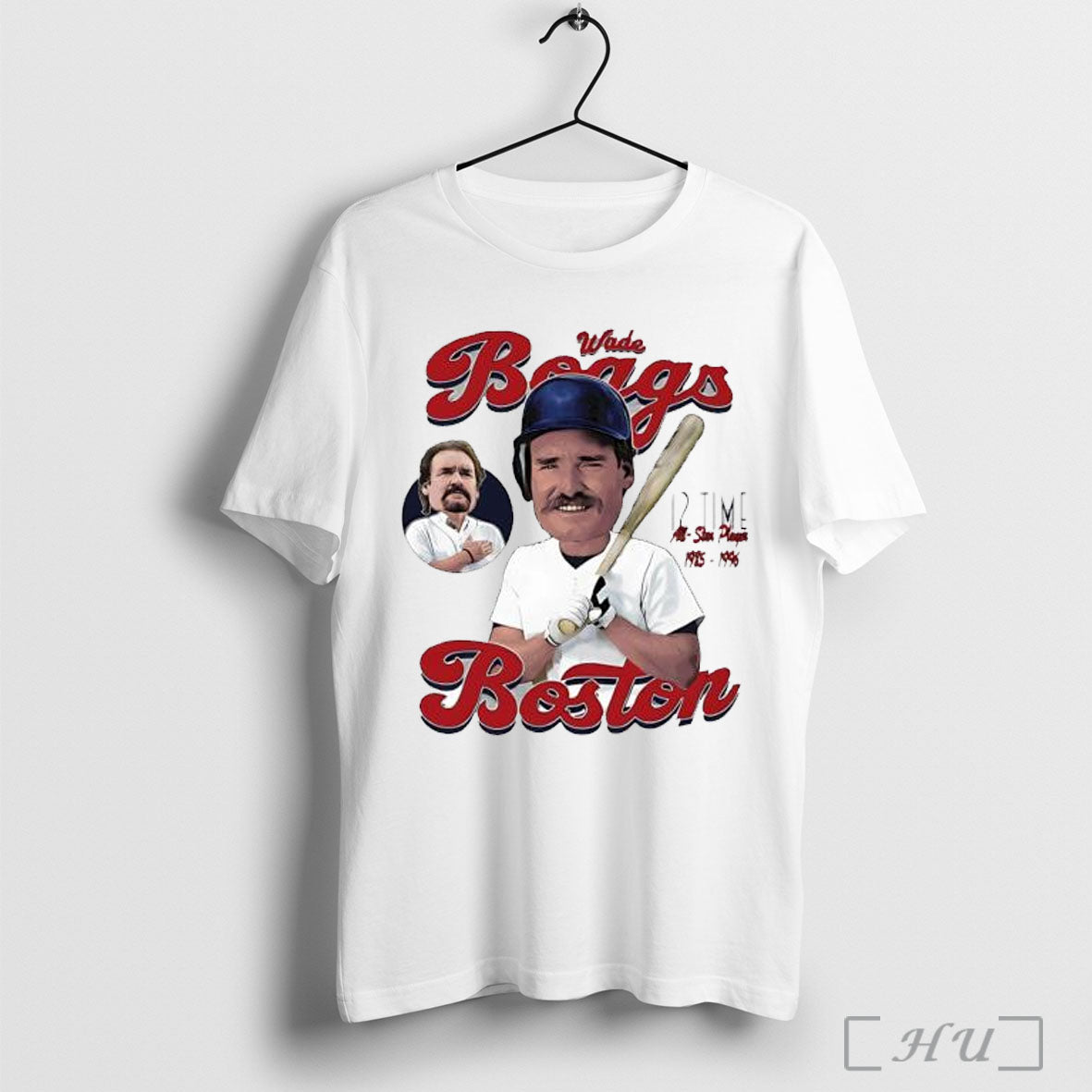 Officials Wade Boggs Boston Comic 12 Time All Star - Adult & Kids T-Shirts, Sweatshirts & Hoodies apparel design preview 1