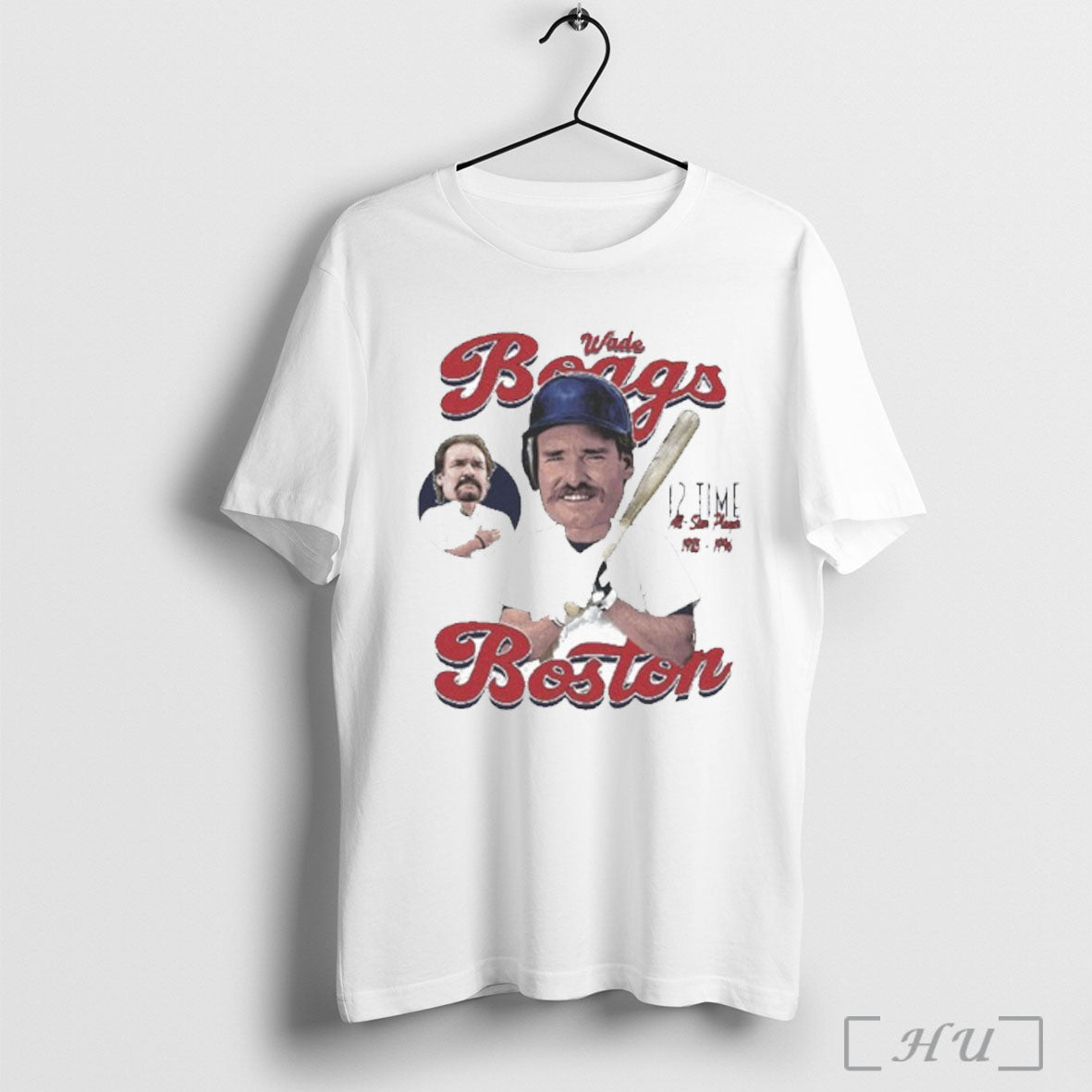 Officials Wade Boggs Boston Red Sox Comic 12 Time All - Adult & Kids T-Shirts, Sweatshirts & Hoodies apparel design preview 1