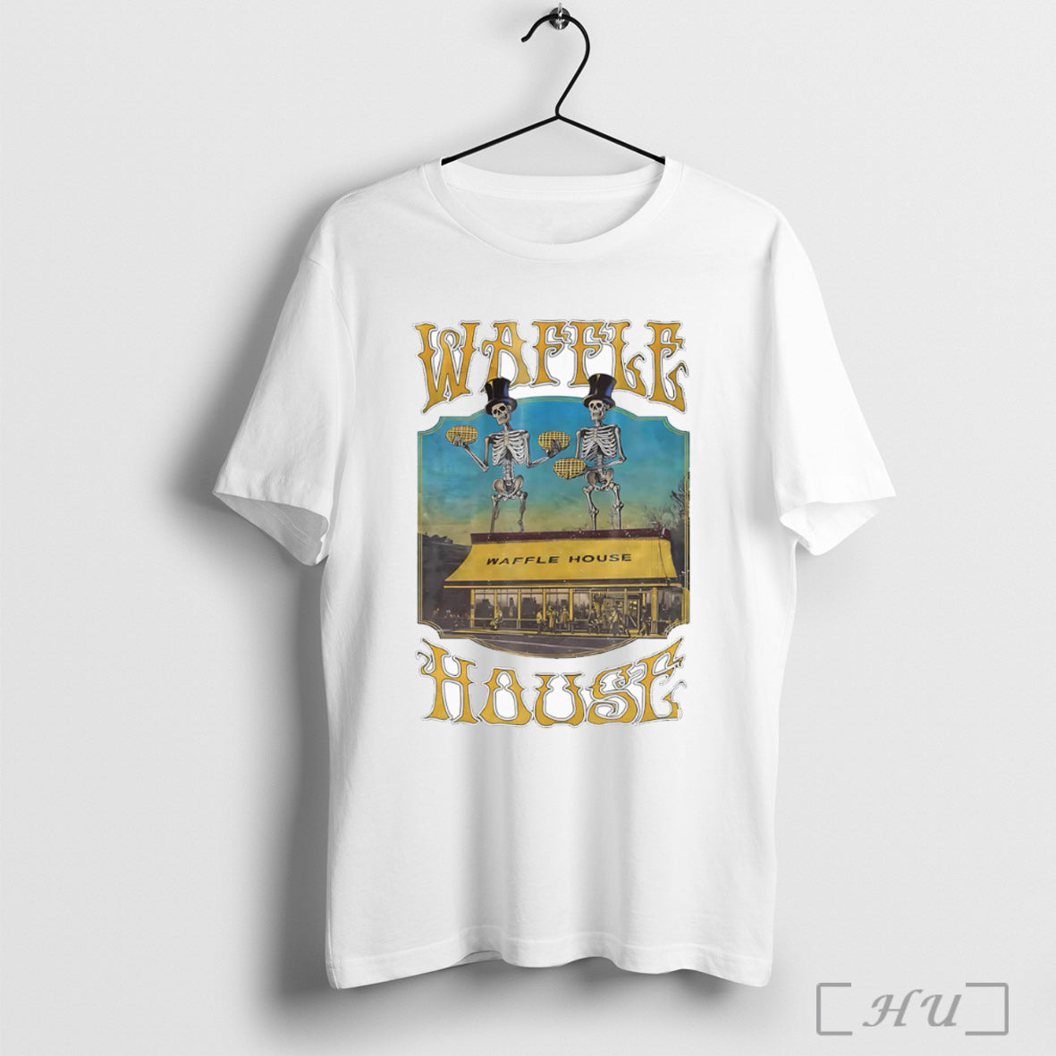 Officials Waffle House Grateful Dead - Adult & Kids T-Shirts, Sweatshirts & Hoodies apparel design preview 1