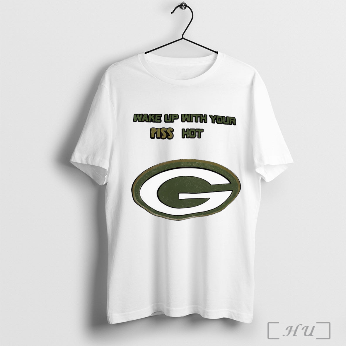Officials Wake Up With Your Piss Hot Green Bay - Adult & Kids T-Shirts, Sweatshirts & Hoodies apparel design preview 1