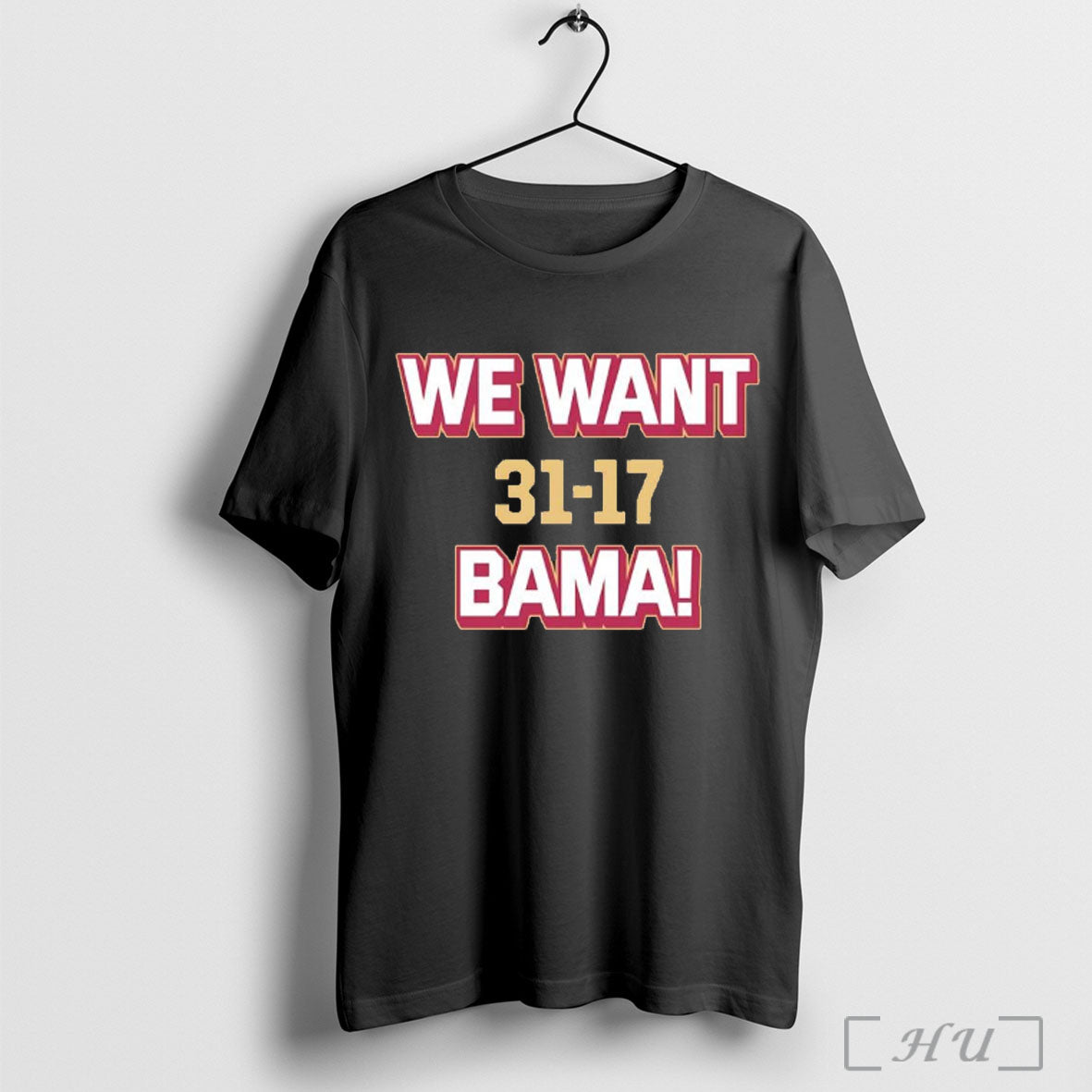 Officials We Want Bama 31 17 Florida State Seminoles - Adult & Kids T-Shirts, Sweatshirts & Hoodies apparel design preview 1