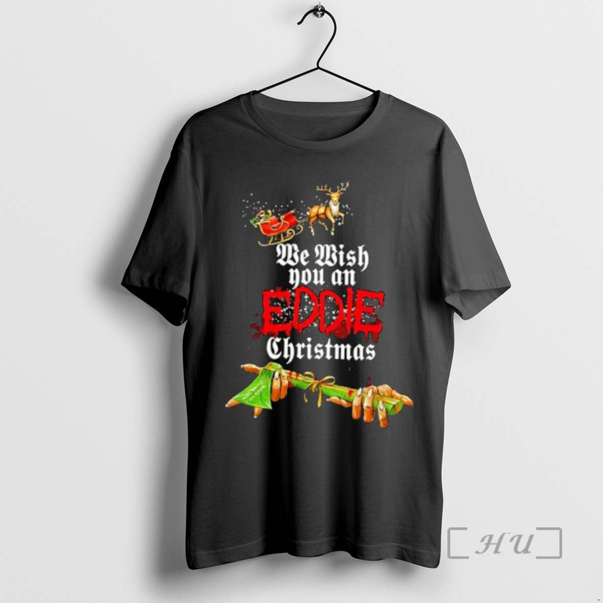 Officials We Wish You An Eddie Christmas - Adult & Kids T-Shirts, Sweatshirts & Hoodies apparel design preview 1