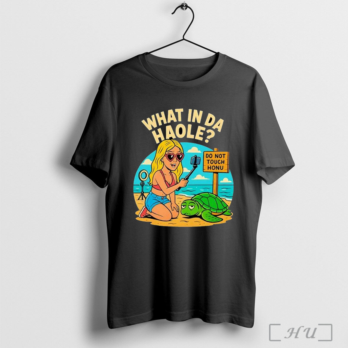 Officials What In Da Haole Girl Taking Selfie With - Adult & Kids T-Shirts, Sweatshirts & Hoodies apparel design preview 1