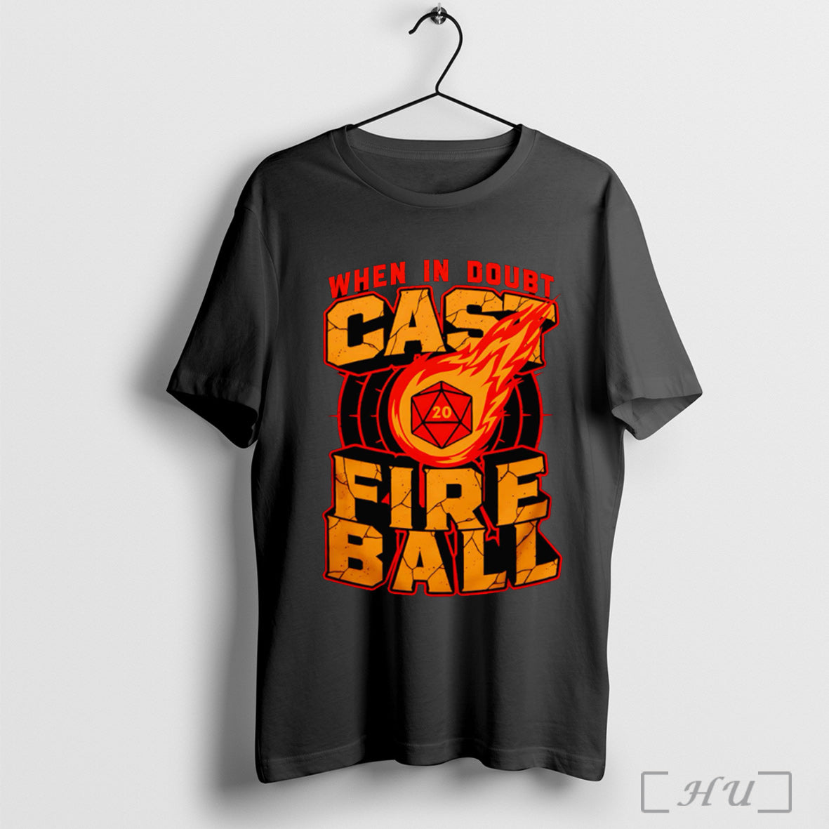 Officials When In Doubt Cast Fire Ball - Adult & Kids T-Shirts, Sweatshirts & Hoodies apparel design preview 1