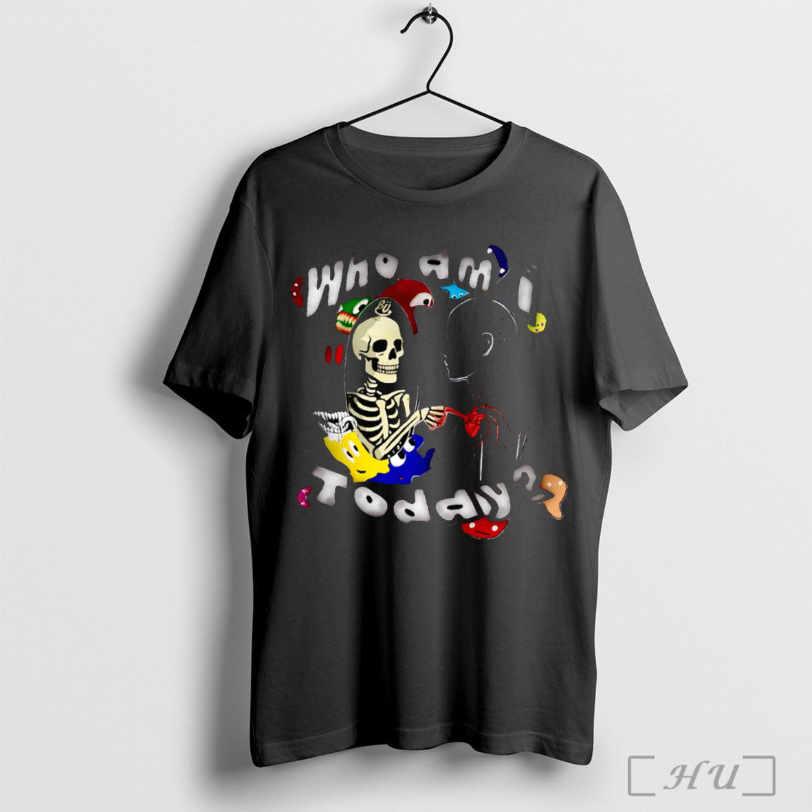 Officials Who Am I Today Skeleton - Adult & Kids T-Shirts, Sweatshirts & Hoodies apparel design preview 1