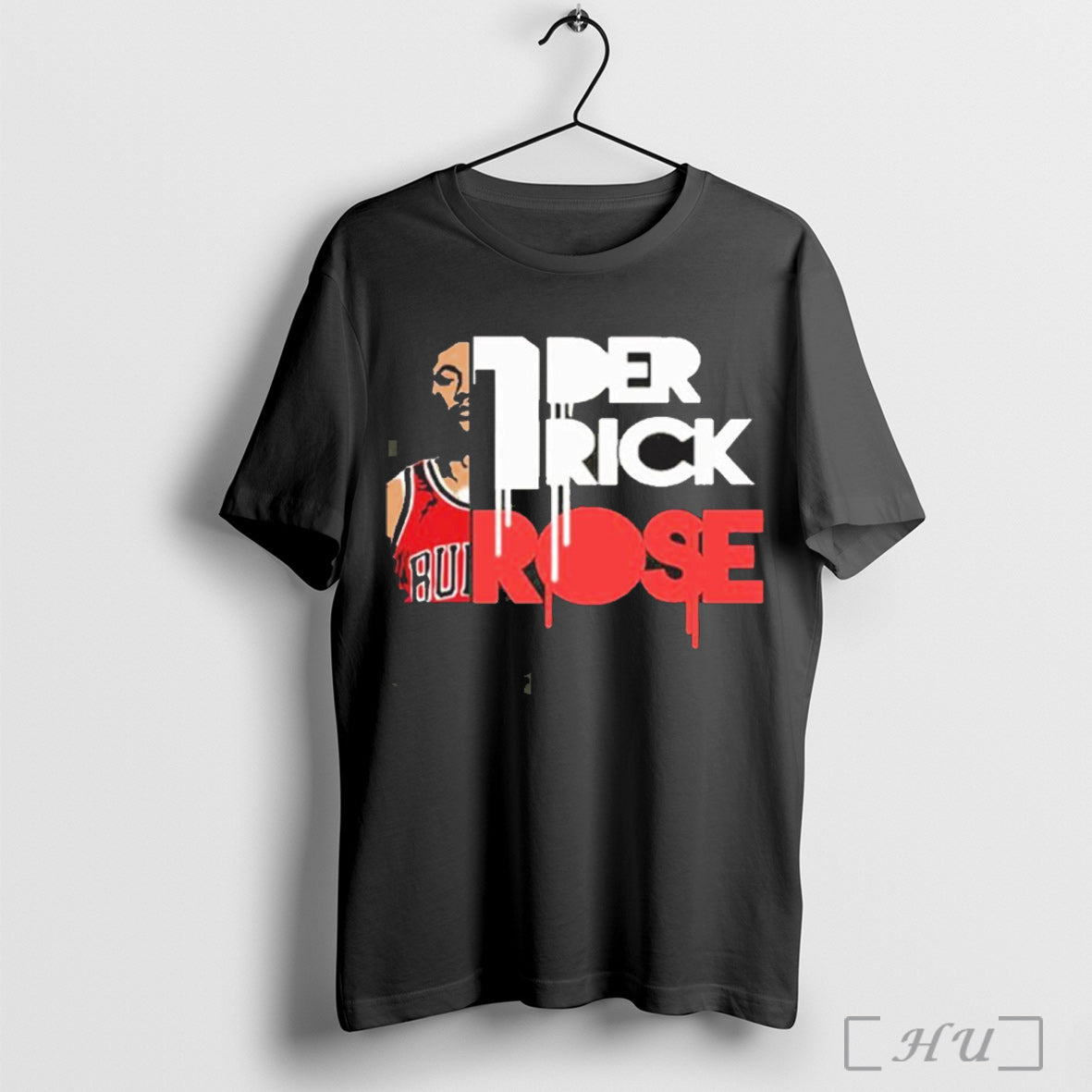 Officials Whtie Red Art Derrick Rose - Adult & Kids T-Shirts, Sweatshirts & Hoodies apparel design preview 1