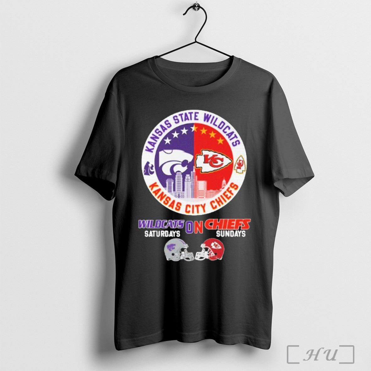 Officials Wildcats Saturdays On Chiefs Sundays City - Adult & Kids T-Shirts, Sweatshirts & Hoodies apparel design preview 1
