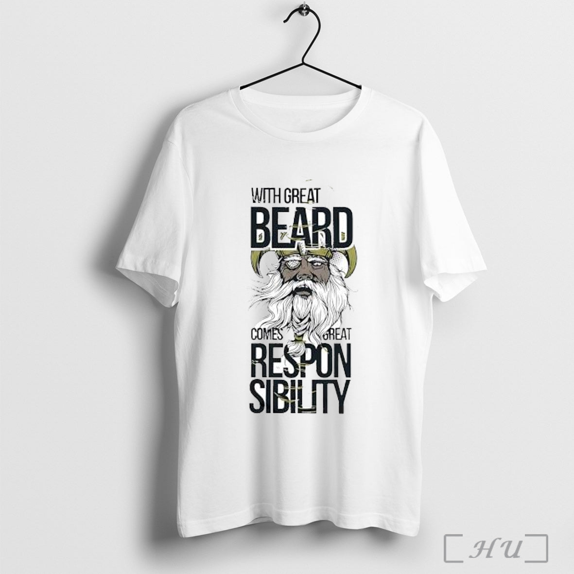 Officials With Great Beard Comes Responsibility - Adult & Kids T-Shirts, Sweatshirts & Hoodies apparel design preview 1