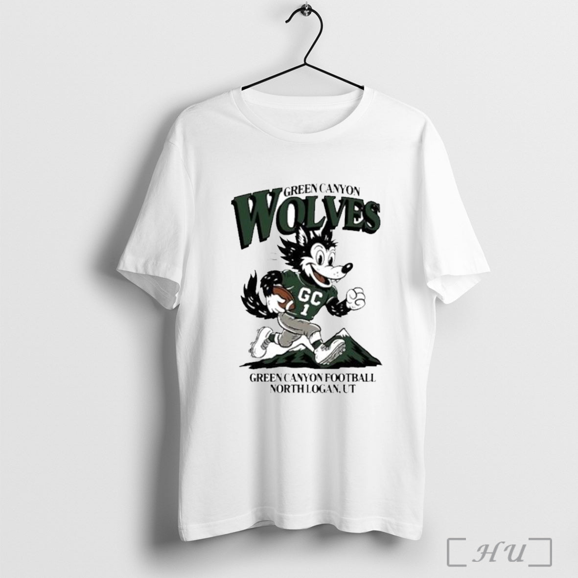 Officials Wolves Green Canyon Football North Logan - Adult & Kids T-Shirts, Sweatshirts & Hoodies apparel design preview 1