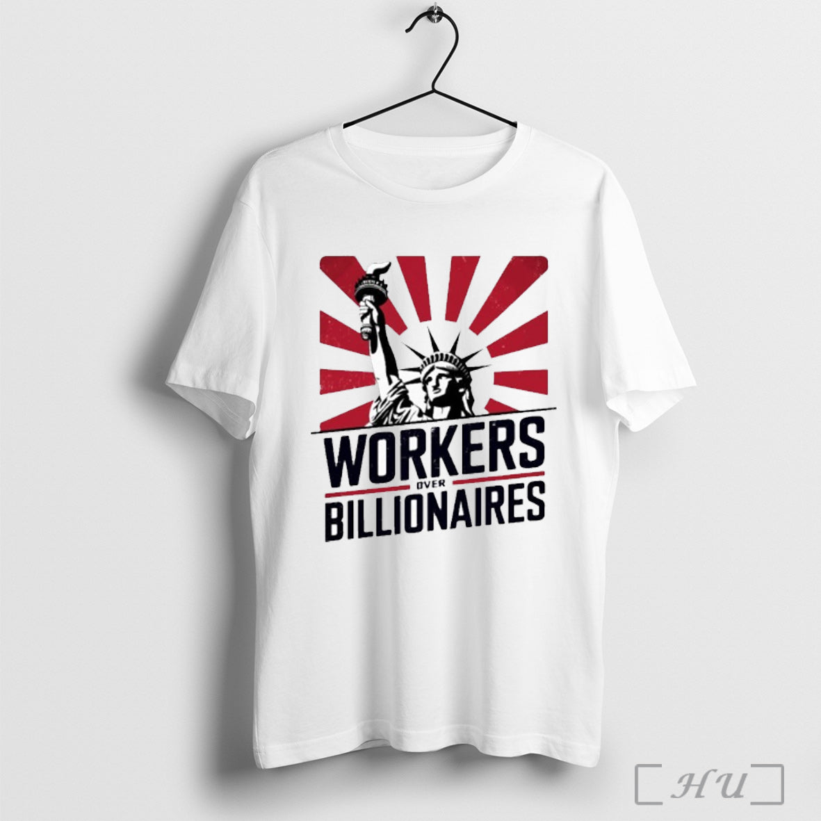 Officials Workers Over Billionaires Retro Liberty - Adult & Kids T-Shirts, Sweatshirts & Hoodies apparel design preview 1
